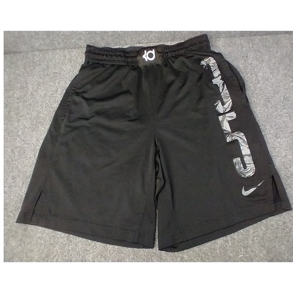 Nike KD Kevin Durant Basketball Shorts Mens Large Black Dri-FIT Athletic